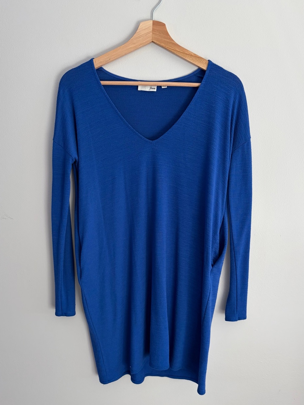 Wilfred Royal Blue V-Neck Long Sleeve Tunic